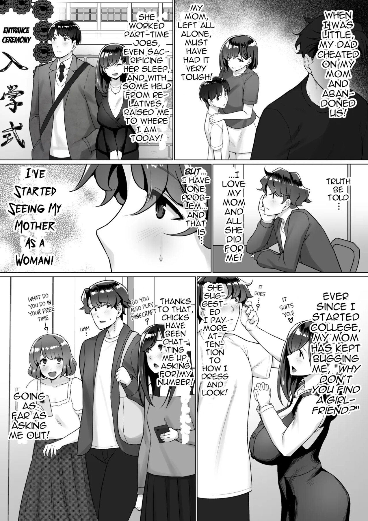 Hentai Manga Comic-My Mom Unconsciously Tempts M-Read-3